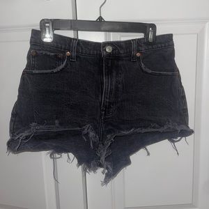 Abercrombie High Rise Cut Off Shorts